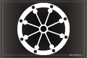 Buddhism 06 Window Decal