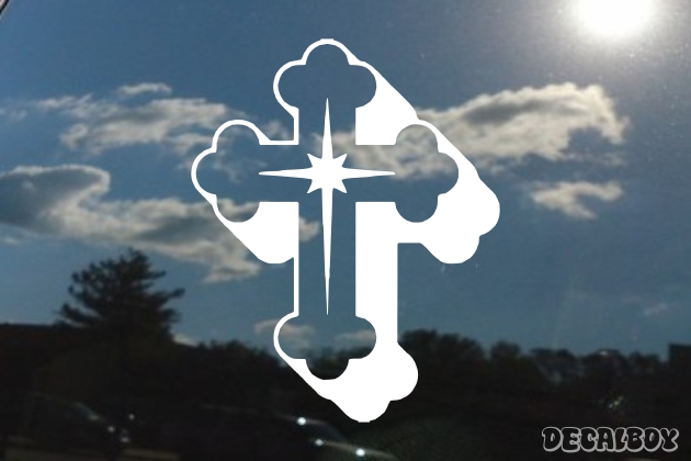 Cross 21 Window Decal