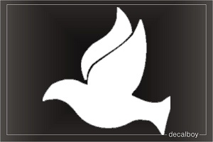 Dove Silhouette Window Decal