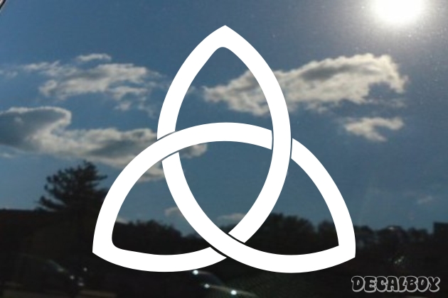 Holy Trinity Window Decal