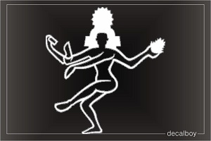 Symbol Krishna Window Decal