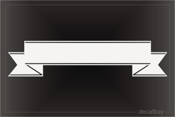 Ribbon Straight Decal