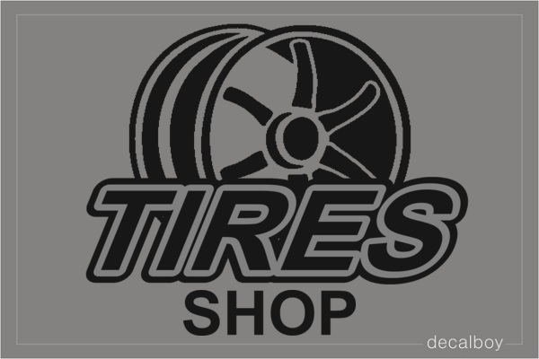 Rim Shop Logo Decal