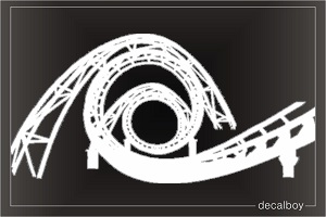 Rollercoaster Car Decal