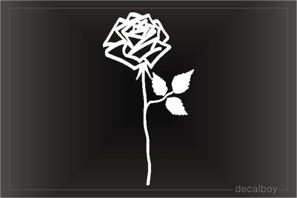 Rose 333 Window Decal