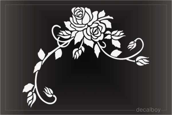 Rose Pair Decal