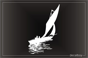 Sailing 2 Window Decal