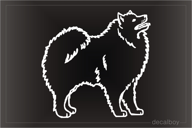 Samoyed Car Window Decal