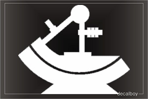 Satellite Dish Car Decal