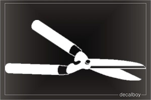 Shears Car Decal