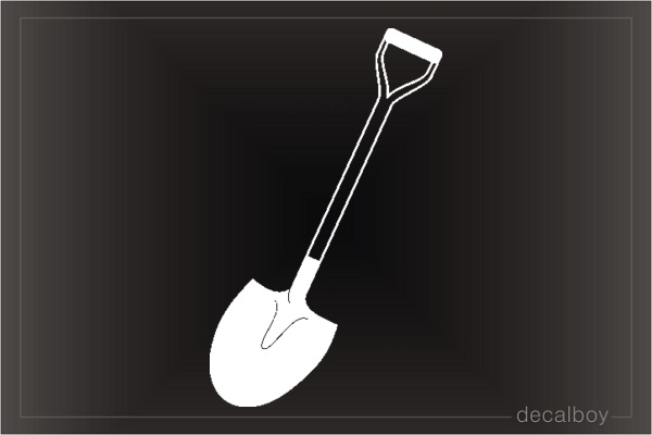 Shovel Garden Car Decal