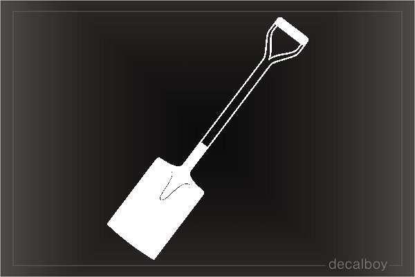 Shovel 3 Car Decal