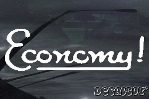 Economy Car Decal
