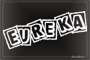 Eureka Car Decal