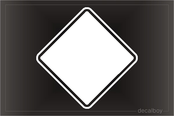 Diamond Square Car Decal