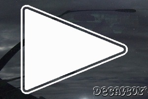 Triangle Shape Car Decal