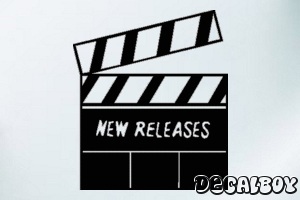 Movie Clapboard Car Decal