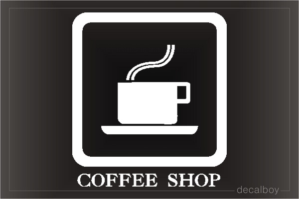 Coffee Car Decal