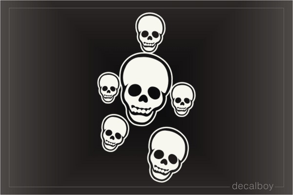 Skull 122 Car Window Decal