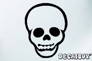 Skull 546 Car Window Decal