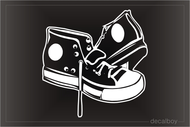 Sneakers Car Decal