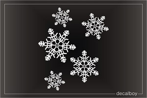 Snowflakes Car Decal