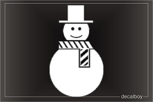 Snow Man 2 Car Decal