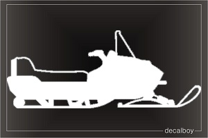 Snowmobile Window Decal