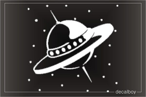 Ufo Window Decal