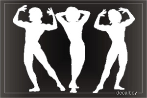 Body Builders Window Decal