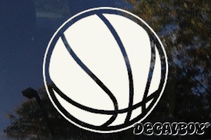 Basketball Window Decal