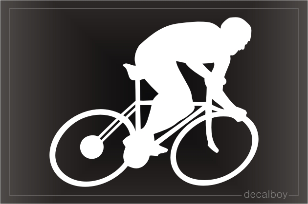 Cycling Window Decal