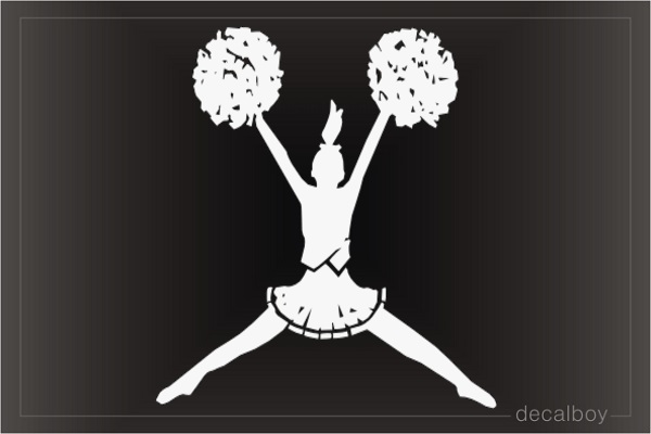 Cheer Mom Car Window Decal