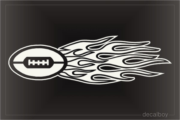 Football Window Decal