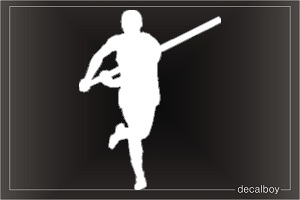 Jump Fosbury Flop Window Decal