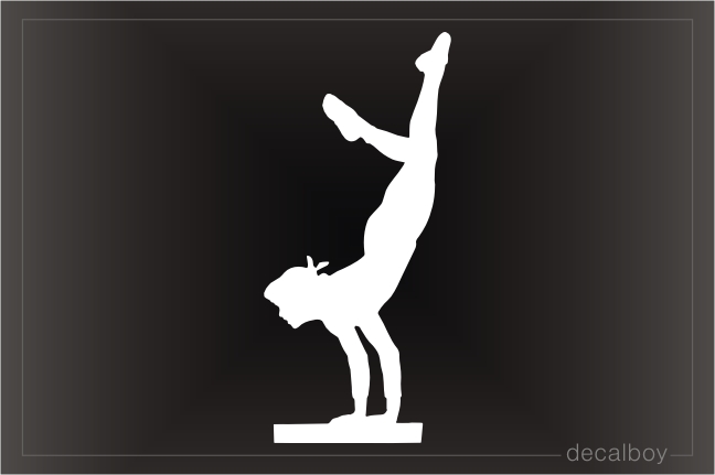 Gymnast Junior Window Decal