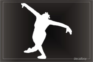 Gymnastics Artistic Window Decal