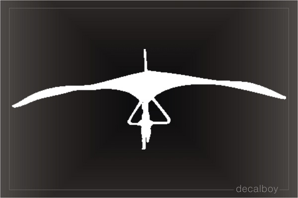 Hang Gliding Window Decal