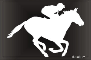 Jockey 2 Car Window Decal