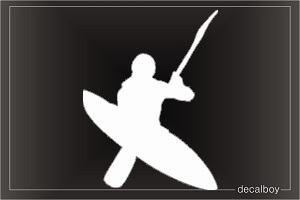 Whitewater Kayaking Window Decal