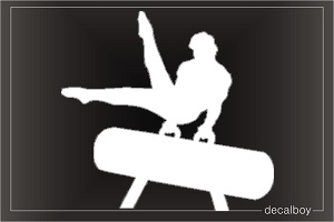 Pommel Horse Window Decal