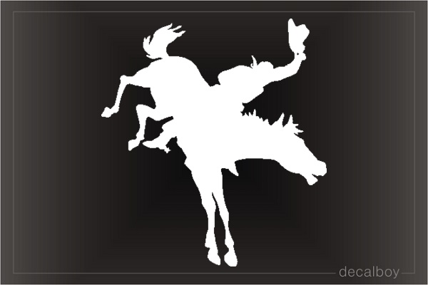 Rodeo Car Window Decal