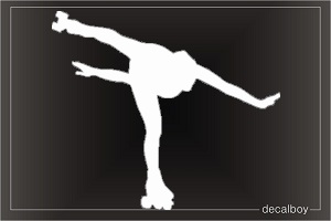 Iceskater Window Decal