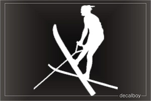 Skiing 99 Window Decal