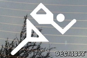 Olympics Athletics Window Decal