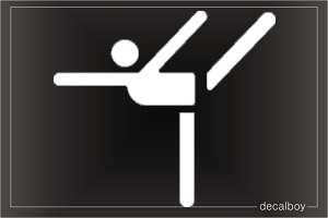 Olympics Ice Skating Window Decal