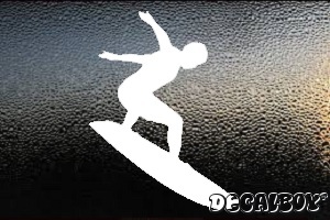 Surfing Window Decal