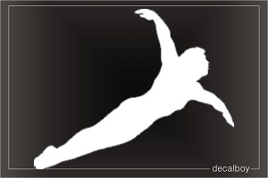 Swimmer 72 Window Decal