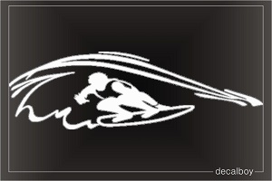 Surfer Window Decal