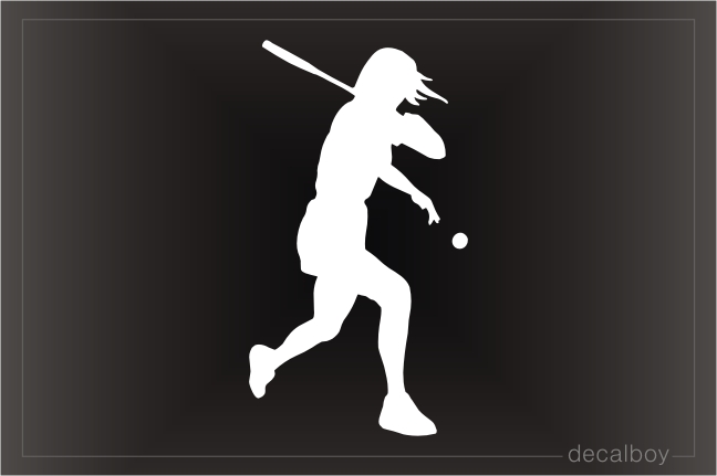 Tennis Player 3 Window Decal